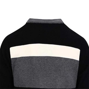 Suéter Cárdigan de Hombre para Otoño, con Mangas en Contraste, Diseño Sólido, Cuello en V, Cierre de un Solo Botón, Antibolitas y Transpirable - Product Image 5