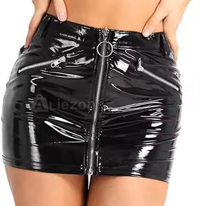 Jupe en cuir pour femmes Jupe en cuir pour femmes d'automne et d'hiver à vendre - Product Image 5