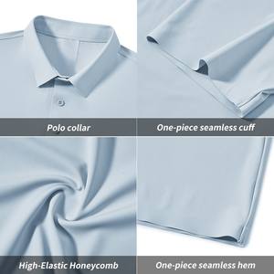 Polos Personalizados para Hombre, Transpirables, de Punto, de Algodón y Poliéster, Manga Corta, Ajustados, para Golf - Product Image 4