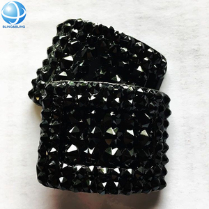<span class=keywords><strong>Fibbie</strong></span> Quadrate Nere con Cristalli di Strass per Scarpe da Ballo Irlandese, Decorazioni per Scarpe da Ballerina, Scarpe da Jig per Donne - Product Image 1
