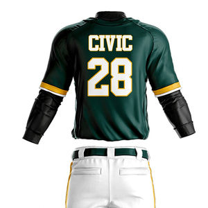 Uniforme de béisbol de nuevo diseño de buena calidad uniforme de equipo de alta calidad conjunto de uniforme de béisbol al por mayor y bajo precio - Product Image 5