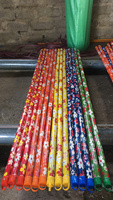 Vente en gros de balai d'eucalyptus 3 types de PVC naturel enduit de grain de bois PVC enduit de fleur prix d'usine du Vietnam
