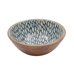 Bol de service en bois et Meena Work de qualité supérieure Design tendance pour ustensiles de cuisine Bol à mélanger les aliments au prix de gros - Product Image 1