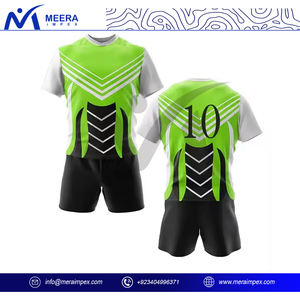 Ensemble d'uniformes de rugby à séchage rapide imprimés personnalisés pour hommes Short en jersey respirant pour match de club d'équipe Fourniture directe d'usine OEM - Product Image 4
