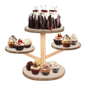 Support à gâteau en bois fait main de haute qualité, qualité supérieure, usage décoratif, best-seller, dernière arrivée, vente en gros, design moderne - Product Image 4