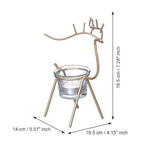 Christmas Decorative Reindeer <b>Candle</b> Holder Stylish Design Home Decor <b>Candle</b> Stand <b>Tealight</b> <b>Candle</b> Holder in Low Price - Product Image 5