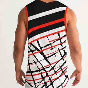 Camiseta sin mangas de diseño personalizado de alta calidad para hombre, Camiseta de punto para gimnasio, Fitness, ropa informal para culturismo - Product Image 6