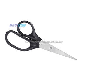 Tijeras de mango de plástico negro con hoja de acero inoxidable Fuente de alimentación manual para instrumentos quirúrgicos - Product Image 4