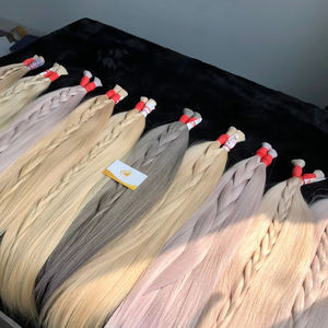 Extensions de cheveux vierges non-Remy en vrac, meilleur prix de gros du Vietnam, style droit de luxe, marque premium Minh Khang, 100g - Product Image 1