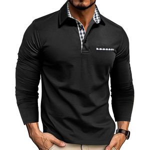 Camiseta Polo de Manga Larga Informal y Moderna para Hombre 2026, Camiseta Deportiva y de Fitness, Ropa Masculina - Product Image 2
