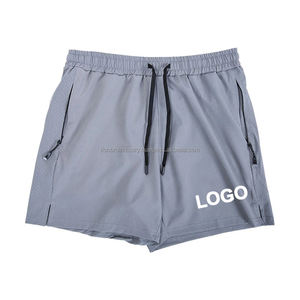 Nuevos pantalones cortos informales para correr 100% poliéster secado rápido transpirable fresco cremallera bolsillos dibujos animados atléticos corredores Bottoms - Product Image 4