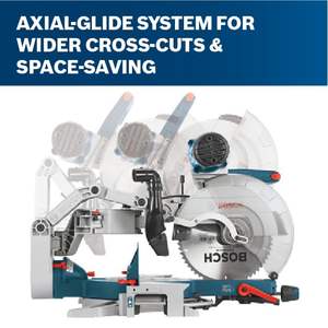 Sierra ingletadora eléctrica deslizante de doble bisel GCM12SD de 15 amperios y 12 pulgadas con hoja de sierra de 60 dientes para cortar madera y metal en proyectos de bricolaje - Product Image 5
