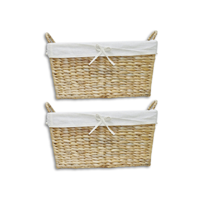 PRODUIT DE VENTE CHAUDE Paniers polyvalents en jacinthe d'eau pour le stockage, la décoration et plus d'exportation du Vietnam - Product Image 1