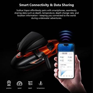 Scooter Subacuático a Prueba de Agua, Nuevo, con Bomba, Alcance de hasta 40m de Profundidad, 21kg de Empuje Máximo, Hélice - Product Image 4