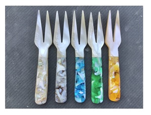 Cuillère en nacre faite à la main pour les restaurants haut de gamme, la restauration et l'utilisation gastronomique à bon prix - Product Image 3