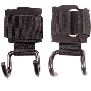 Crochet de levage réglable antidérapant pour haltères, équipement de fitness, soulevés de terre, tractions, crochets en acier - Product Image 2