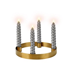 Candelabros con candelabros de metal Candelabros Decoración del hogar Candelabro elegante para mesa - Product Image 1