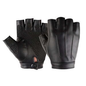 ถุงมือครึ่งนิ้วป้องกันสำหรับออกกำลังกายฟิตเนสยิมออกกำลังกายปั่นจักรยานกีฬาขับรถและการผจญภัยกลางแจ้งที่สะดวกสบาย - Product Image 5