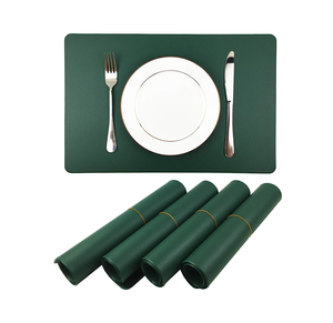 Napperons en cuir lavables résistants à la chaleur pour tables à manger à usage quotidien - Product Image 3