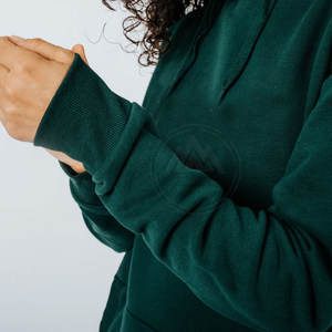 Sudaderas con Capucha Unisex de Marca Privada, 100% Algodón, Forro Polar Ecológico, Impermeables, del Mejor Material, para Invierno, Diseño Liso Teñido - Product Image 5