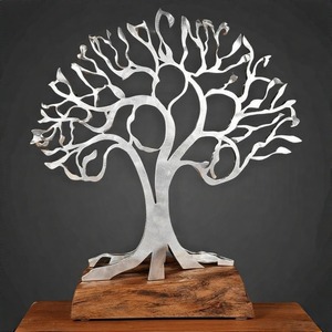 IronBloom EternaBloom escultura de árbol de Metal decorativa hecha a mano para el hogar y la Oficina - Product Image 1