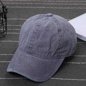 Casquettes de baseball souples de taille 58 cm, casquette de papa, casquette en coton lavé vierge, casquette de papa à 6 panneaux - Product Image 5