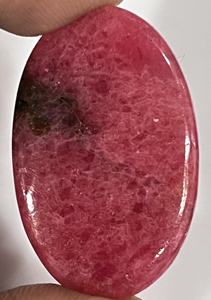 พลอยโรโดไนต์สีชมพูธรรมชาติ เกรด AAA รูปทรงคาโบชอง ขนาด 20-30 มม. - Product Image 4