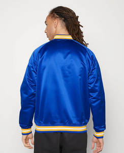 Nouveau printemps veste d'université personnalisée veste de baseball en satin brodé blouson de bombardier respirant réversible veste en satin - Product Image 2