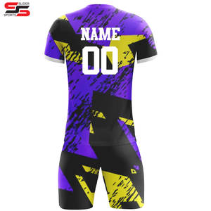 Sublimación personalizada ropa de fútbol 100 poliéster transpirable fútbol portero uniforme entrenamiento manga larga uniforme de fútbol - Product Image 2