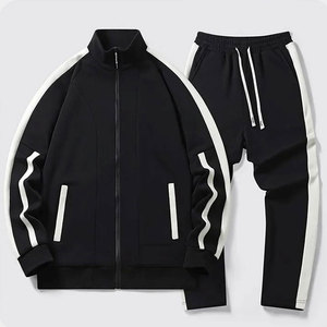 Trajes de invierno Chándales casuales Hombres Jogger set pantalones de chándal Ropa Hombres 2 piezas chándal con logotipo personalizado - Product Image 1