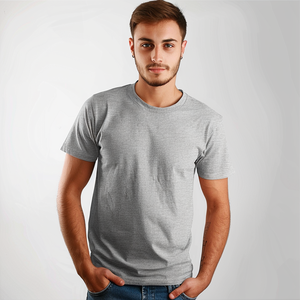 Fabricant OEM en gros sur mesure, fournisseur de t-shirts à col rond 100% coton 180 GSM, service de fabrication en gros sous marque privée - Product Image 4