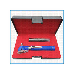 Otoscopio de Alto Rendimiento con Fibra Óptica Azul, Herramienta para el Cuidado del Oído, Otoscopio de Fibra Óptica Azul para Clínica - Product Image 1