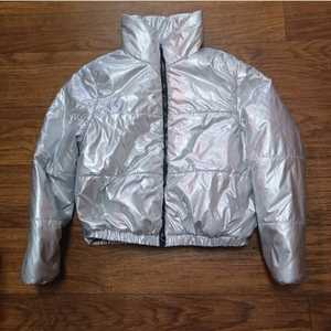 Unisex High Quality Customized Puffer <b>Jacket</b> Slim Vintage Style Stand Collar Canvas Embroidered Customized Logo for Winter - Product Image 1