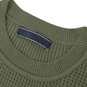 Sweatshirts gaufrés pour hommes à la mode 100% coton Street Wear pour l'hiver motif solide - Product Image 6