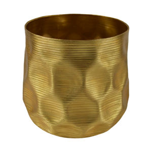 Top Selling Elegant <b>Vase</b> New Style Antique <b>Gold</b> Metal Decorative Creative Handmade for Nordic <b>Floor</b> Decoration - Product Image 3