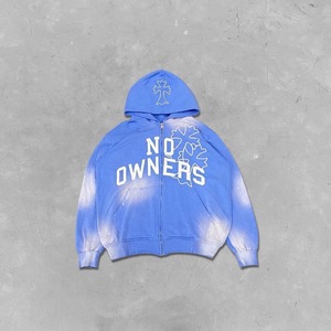 Men's Oversized Sun Fade Zipper Closure Screen Printed Hoodie & Sweatshirt Best Quality Fleece Fabric Outerwear Hoodies - Product Image 5