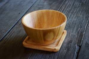 Vajilla decorativa rectangular de madera maciza Real Natural para servir fruta, plato de postre, bandeja para servir café, bandeja para servir café - Product Image 3