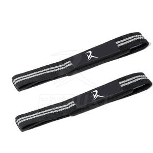 Sangles de poignet antidérapantes en néoprène pour la musculation avec logo personnalisé - Légères, écologiques et réglables pour la musculation - Product Image 2