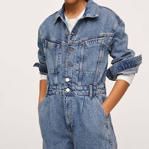 Combinaison moulante avec logo personnalisé combinaison d'été respirante de couleur unie et design en tranchée haute pour femmes Style décontracté ensembles pour femmes - Product Image 4