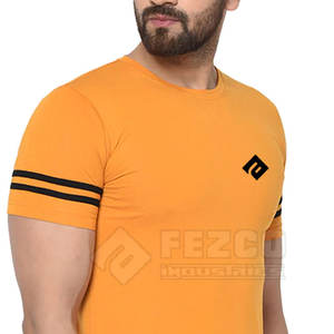 T-shirts de fabricant de haute qualité de qualité supérieure T-shirt d'extérieur en matériau durable pour hommes en stock - Product Image 6