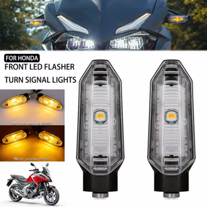 Para <span class=keywords><strong>Honda</strong></span> <span class=keywords><strong>CRF</strong></span> 250/L 2017-2021 <span class=keywords><strong>CRF</strong></span> 300 2018-2024 motocicleta Scooter piezas indicador Universal <span class=keywords><strong>Mini</strong></span> señal de giro luz Led - Product Image 6