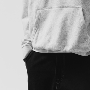 Sudaderas de lana de peso pesado para hombre con estampado de logotipo personalizado Ropa de calle de manga larga Sudaderas con capucha de moda para invierno - Product Image 6