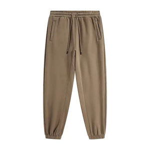 Professional Wear Custom Wholesale <b>High</b> Quality <b>Elastic</b> <b>Waist</b> Unisex New Vintage Lightweight Plain Sports <b>Trousers</b> For Men - Product Image 3
