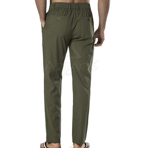 Pantalones de Hombre de Nuevo Diseño, Chinos Clásicos con Frente Plano, Versátiles para la Oficina, Mezcla de Algodón Premium, Elegantes - Product Image 3