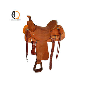 Selle anglaise de haute qualité, selles de cheval western en cuir avec motifs en relief - Product Image 3