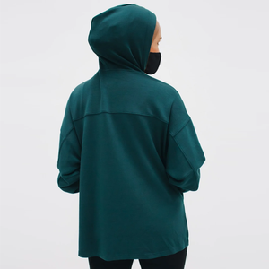 Dernier design de sweat-shirts islamiques pour femmes à capuche d'hiver, 100% coton polaire non doublé, vêtements musulmans traditionnels - Product Image 6