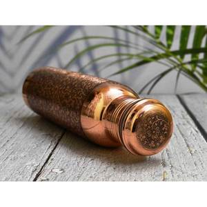 ขวดน้ำพลาสติกทองแดงพิมพ์ลายสินค้าส่งออกจากอินเดีย - Product Image 6