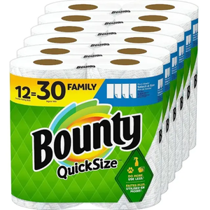 Bounty Essentials Select-A-Size Paper <b>Towels</b>, <b>White</b>, 2 Triple Rolls = 6 Regular Rolls - Product Image 2