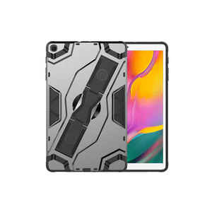 Étui de protection simple en silicone Netzy compatible pour tablette Tab 10.1 (2019) T510 SAFA, coque arrière blanche avec support pour stylet - Product Image 2