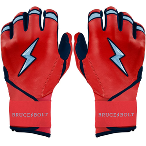 Gants de baseball et de softball personnalisés pour hommes, vente en gros, nouveaux gants de frappe en cuir, qualité Bruce Bolt, gants de frappe de baseball - Product Image 1